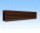 Hardi Kratka wentylacyjna Drzwiowa 45  x 8 brązowa