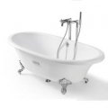 Wanna żeliwna Newcast Classic do zabudowy 170x85 cm biała