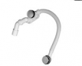 Komplet odpływowy z przelewem ClickClack do wanny BeHappy