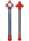 Jafar Hydrant nadziemny nr 8855 żeliwo sferoidalne DN80/RD1500