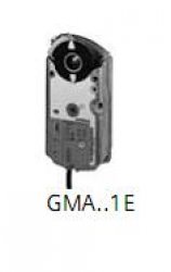 SIEMENS Siłownik GMA131.1E o działaniu obrotowym ze sprężyną powrotną 