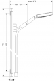 HANSGROHE Zestaw Raindance Unica'S 0,9m DN 15