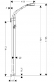 HANSGROHE Zestaw prysznicowy Rainbow 900mm