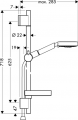 HANSGROHE Zestaw prysznicowy Raindance S 100 AIR 3jet/Unica'SPuro 0,65 m DN 15