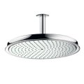 HANSGROHE Głowica deszczowa Raindance Classic AIR fi 300 mm dn 15 z przyłączem sufitowym 100 mm kolor nikiel szczotkowany 