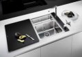 BLANCO 1,5 komorowy Statura 6-I/W70 Crystal czarny