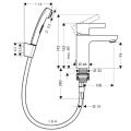 HANSGROHE Zestaw Bdette DN 15