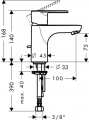 HANSGROHE Bateria Talis E 2 umywalkowa stojąca 