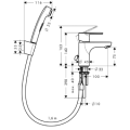 HANSGROHE Zestaw Bdette DN 15