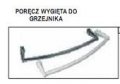 Gorgiel poręcz wygięta chrom L500