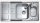 Teka 1,5 komorowy Cuadro 60 B-CN / B-MTX