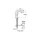 Roca Bateria Loft Elite 2 uchwytowa umywalkowa sztorcowa (autom korek)