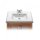 Roca Umywalka z blatem ceramicznym 75x52,5 cm America