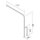 Roca Uchwyt ścienno-podłogowy 700X800 mm, do montażu przy WC - prawy