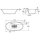 Roca Wanna żeliwna Newcast Classic do zabudowy 170x85 cm