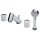 ORAS Bateria IL BAGNO ALESSI One by Oras wannowo-natryskowa z natryskiem 