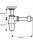 MCALPINE Syfon umywalkowy butelkowy 11/4"x32mm Chrom