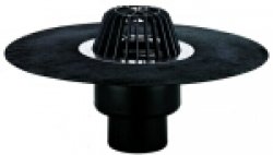 HL Wpust dachu płaskiego DN75 z przyspawanym płaszczem bitumicznym d 500mm HL62H