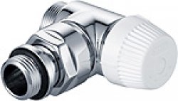 Honeywell Zawór grzejnikowy dekoracyjny Thera Design chrom  prosty 1/2" niezbedne złączki  VA7200C/VA721C/VA722C