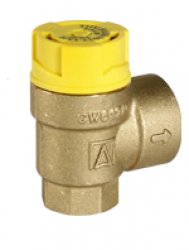 Honeywell Membranowy zawór bezpieczeństwa do instalacji solarnych 1/2"GW/3/4"GW,nastawa 10,0bar