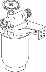 Oventrop Oilpur B Filtry do systemów 1rurowych  z nawrotem DN10 3/8 GWxGZ