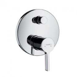 HANSGROHE Bateria Metris S wannowa podtynkowa ze zintegrowanym systemem zabezpieczającym 