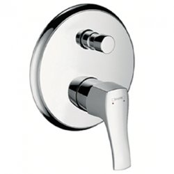 HANSGROHE Bateria Metris Classic  wannowa podtynkowa  kolor nikiel szczotk.