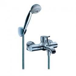 HANSGROHE Bateria Talis S wannowa ścienna z natryskiem 