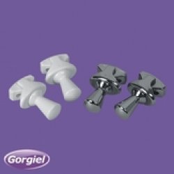 Gorgiel Uchwyt Drop biały