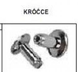 Gorgiel Kroćće przyłączeniowe 1/2 "x 10 chrom
