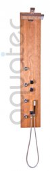 Aquatec Panel prysznicowy AQUAWOOD KUBIK 