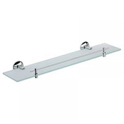 FERRO Półka szklana - 50 cm, chrom LAGO