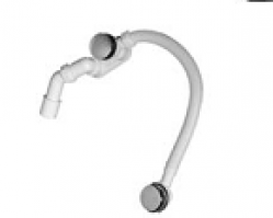 RAVAK  Komplet odpływowy z przelewem ClickClack do wanny BeHappy