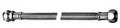 Wąż elastyczny Schell-fix z oplotem z drutu ze stali nierdzewnej z jednej strony złacze 3/8"x 10mm ze stożkiem zaciskowym  z drugiej strony z nakretka