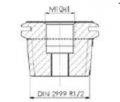 Danfoss Nypel redukcyjny do montażu czujnika - M10X1