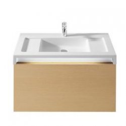 Umywalka z blatem ceramicznym 90x50cm Stratum biała  