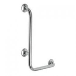 Uchwyt poziomo-pionowy L 400X600 mm do montażu przy WC biały 