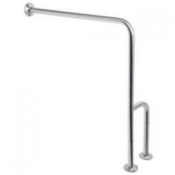 Uchwyt ścienno-podłogowy 700X800 mm, do montażu przy WC - prawy 