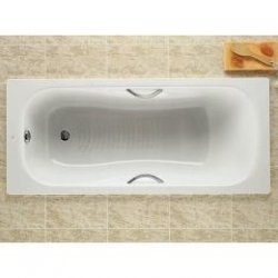 Wanna stalowa Princess-N z chromowanymi uchwytami 150x75 cm kolor 
