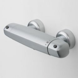 Bateria Optima natryskowa termostatyczna, satyna 