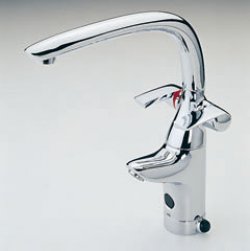 Bateria Ventura kuchenna z zaworem do zmywarki, 230/12 V, chrom 