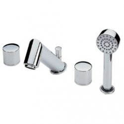 Bateria IL BAGNO ALESSI One by Oras wannowo-natryskowa z natryskiem 