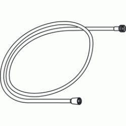 Wąż natrysku  wzmacniany L-200 cm, Chrom 
