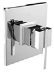 Bateria Cubic natryskowa podtynkowa 
