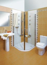 Kabina prysznicowa Elegance półokrągła ESKK2- 100 chrom 