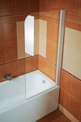 Parawan Elegance wannowy EVS1- 75 P biały 