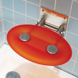 Siedzisko pod prysznic OVO P orange (pomarańczowe) 