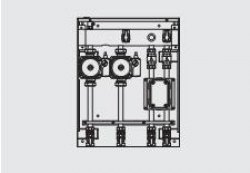 Zewnętrzny moduł hydrauliczny - 2 strefy gorąca 