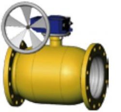 Zawór kulowy z przekładnią do gazu DN250 PN16 