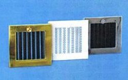 Kratka kominkowa metalowa 16,5x32,0 z żaluzją nierdzewna 